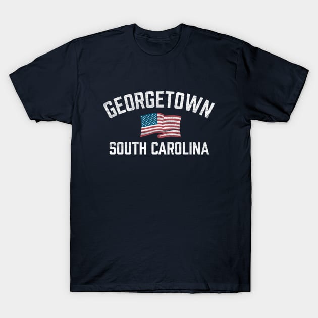 Georgetown South Carolina SC USA Flag Patriotic T-Shirt by TGKelly